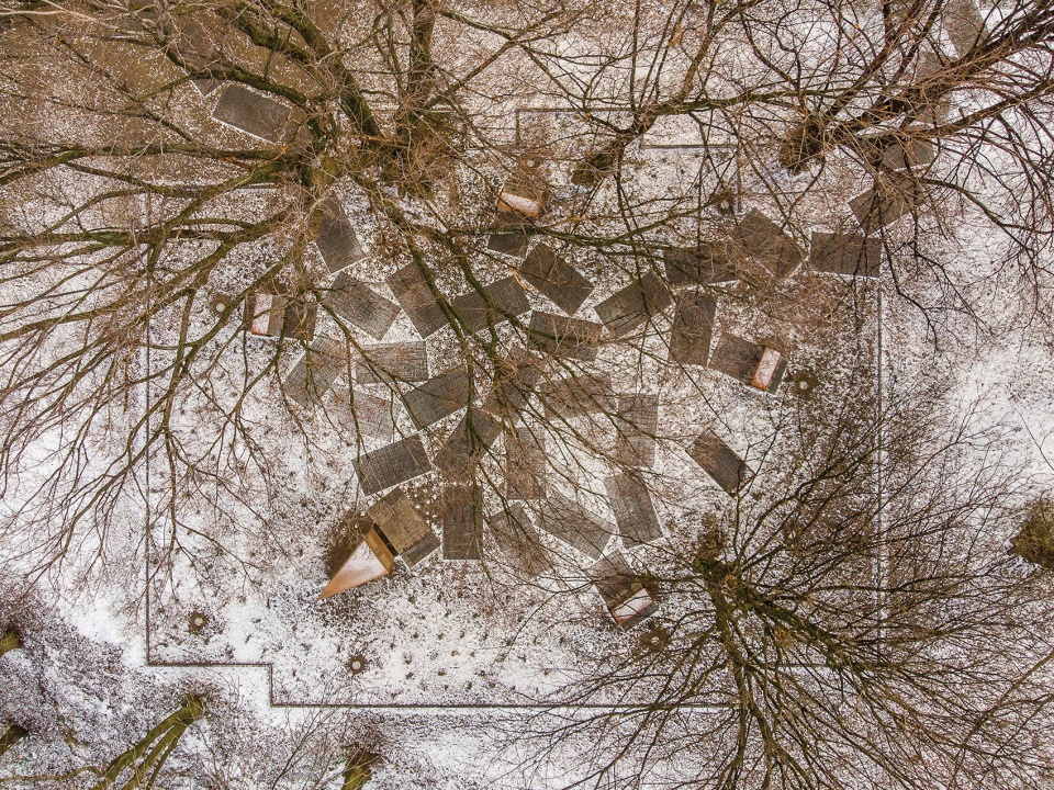 the great synagogue memorial park in oswiecim by narchitektura
