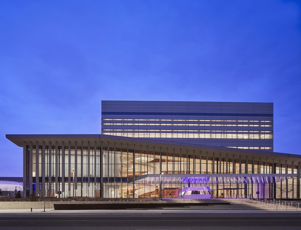 The Buddy Holly Hall of Performing Arts and Sciences by Diamond Schmitt Architects
