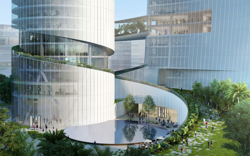 iCarbonX Headquarters, Shenzhen, China by Steven Holl