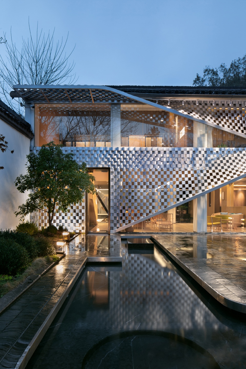 floating tiles hangzhou jinjihang boutique furniture store design china by usual studio