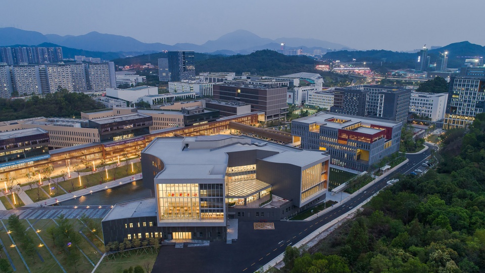 chinese university of hong kong sz library by wang weijen architecture