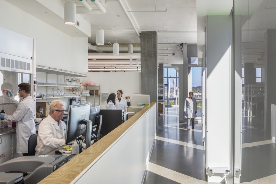 knight cancer research building by srg partnership