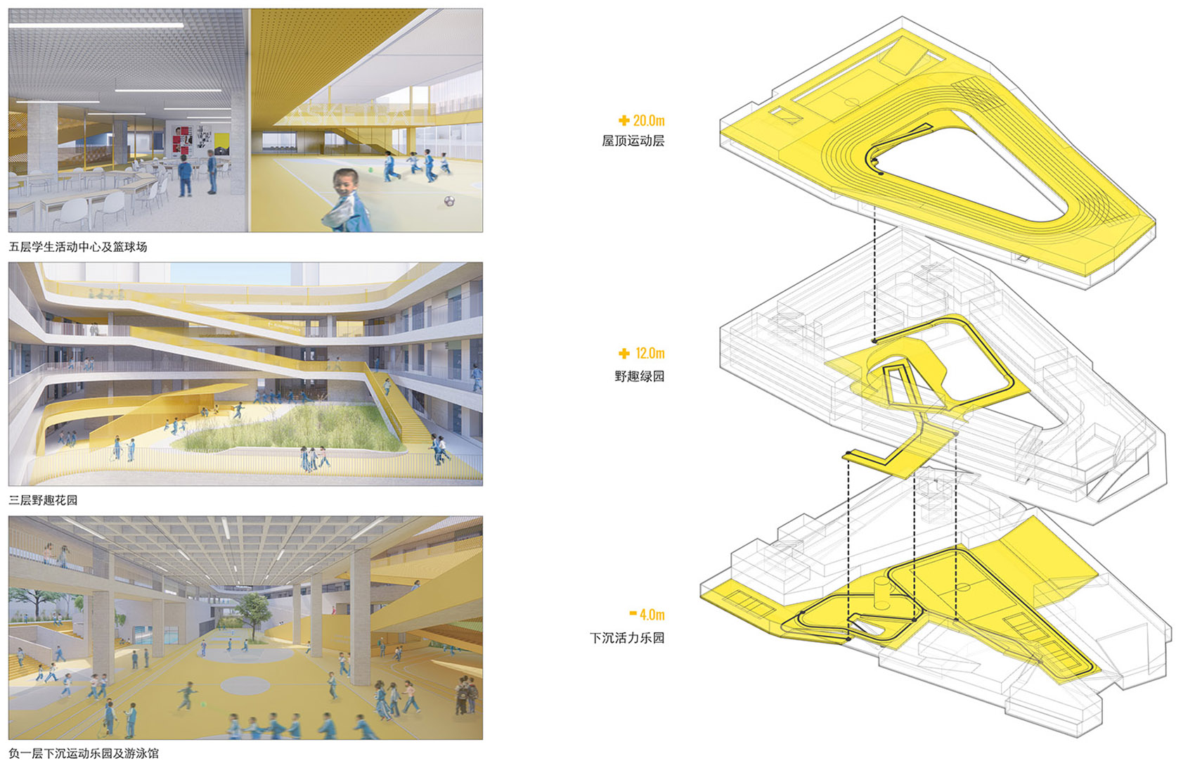The Overlapped Campus Lianhua Primary School China by reMIX Studio 1