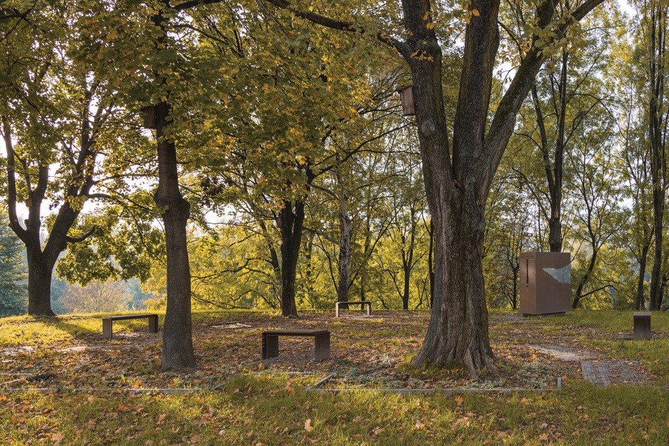 the great synagogue memorial park in oswiecim by narchitektura