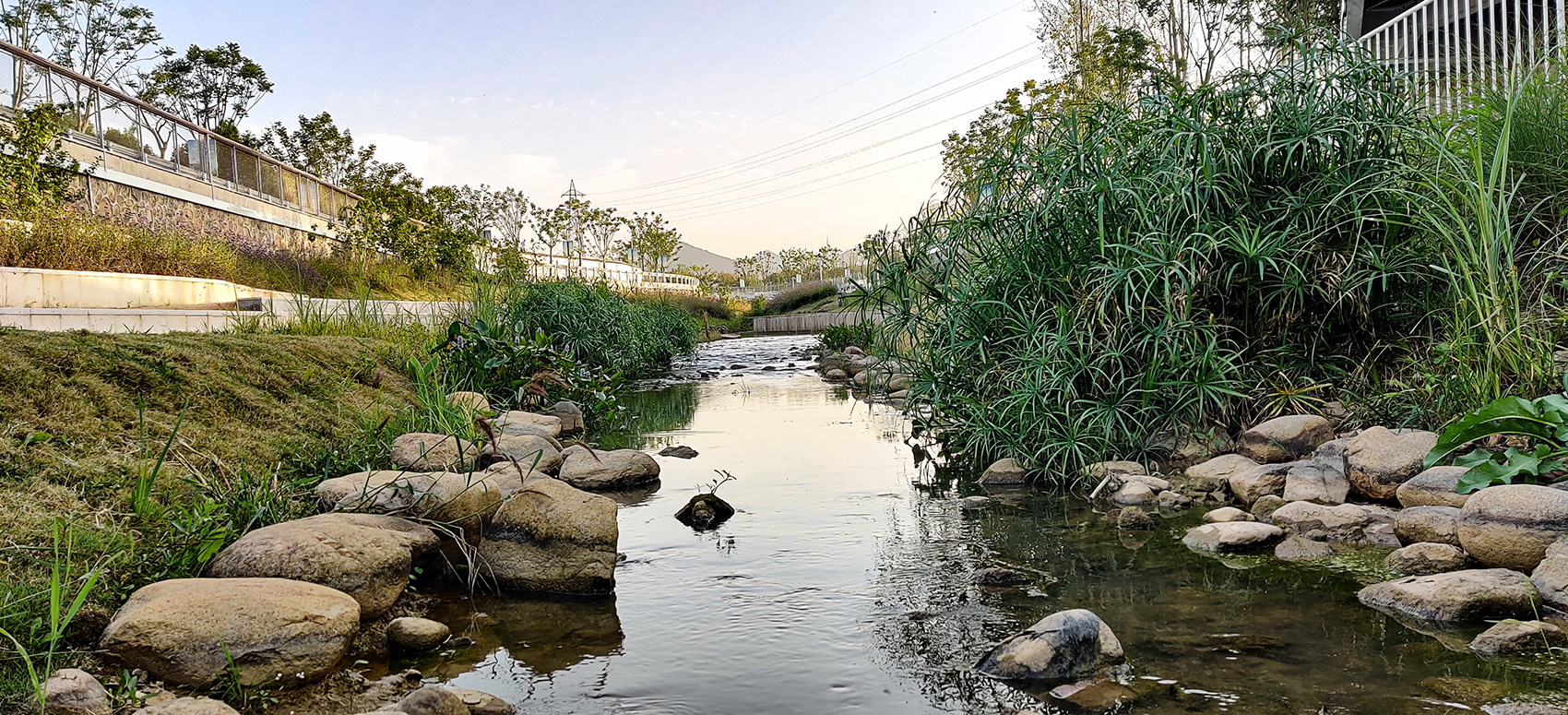 environmental improvement project of yulan river in yongning street pukou district nanjing by beijing zeho waterfront ecological environm...