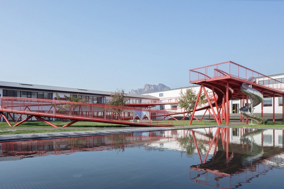 Youth Activity Center Renovated from Old Garment Plant China by REDe Architects Moguang Studio