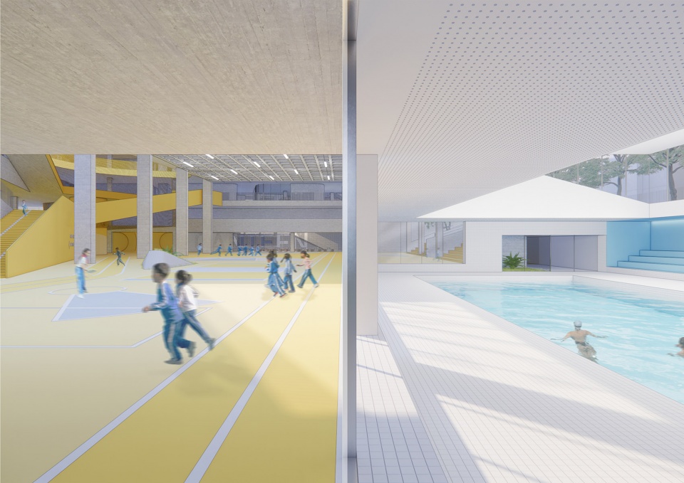 The Overlapped Campus Lianhua Primary School China by reMIX Studio