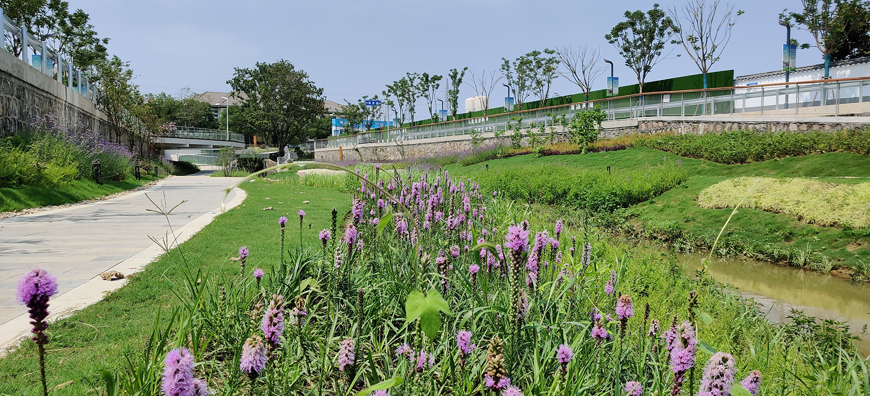 environmental improvement project of yulan river in yongning street pukou district nanjing by beijing zeho waterfront ecological environm...