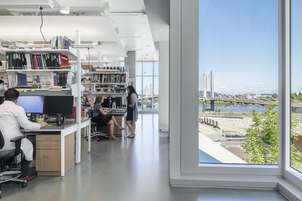 knight cancer research building by srg partnership