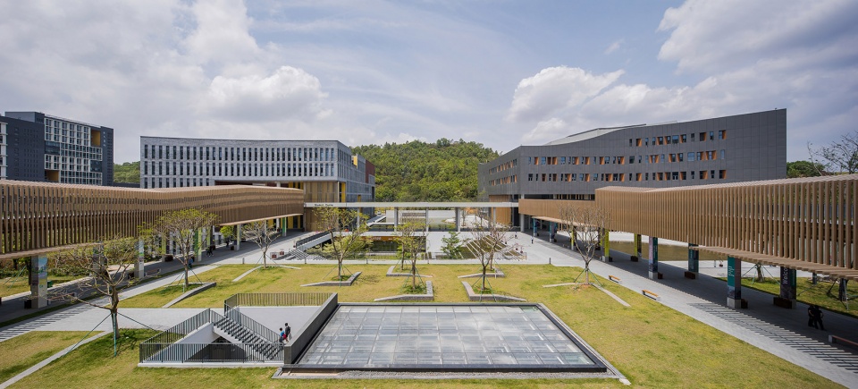 chinese university of hong kong sz library by wang weijen architecture