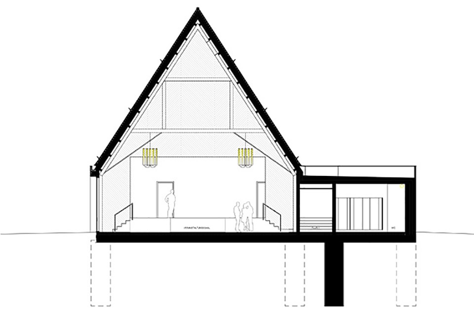 Kulturhalle Christoph Willibald Gluck by KÜHNLEIN Architektur