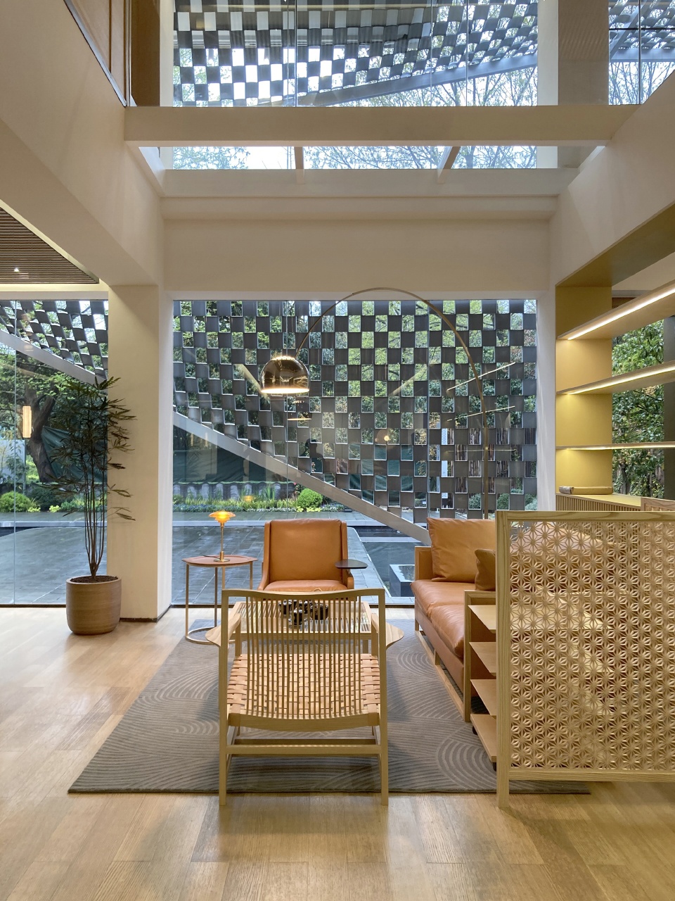 floating tiles hangzhou jinjihang boutique furniture store design china by usual studio