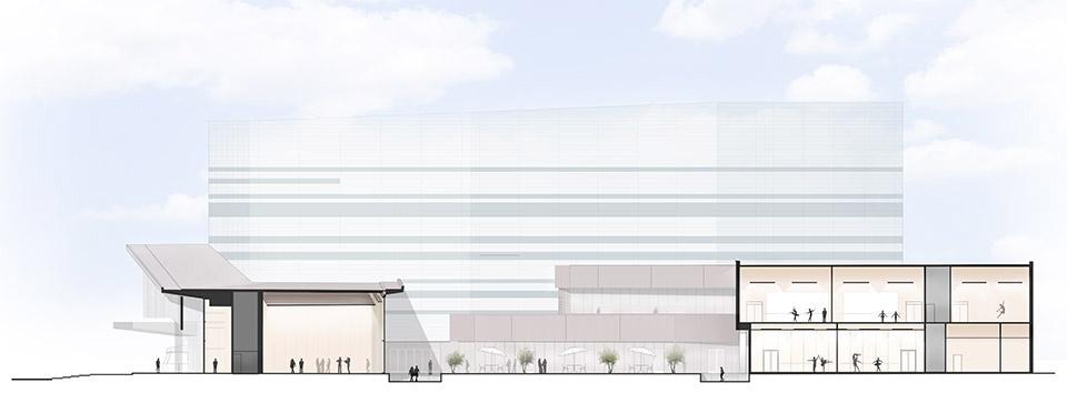 The Buddy Holly Hall of Performing Arts and Sciences by Diamond Schmitt Architects