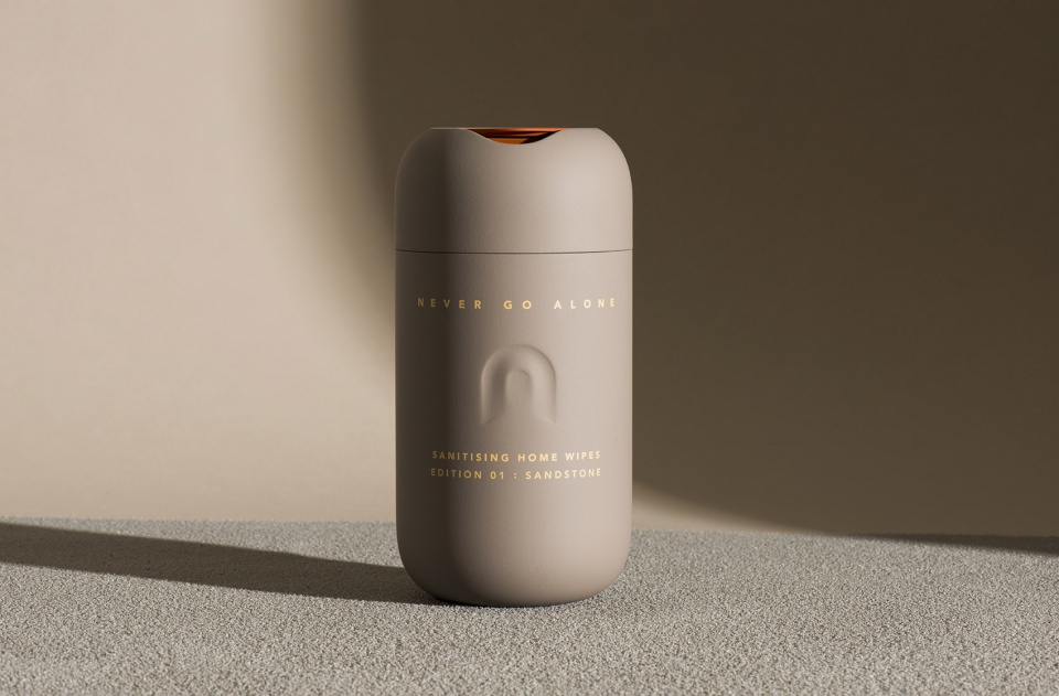 never go alone self care sanitisation products by layer