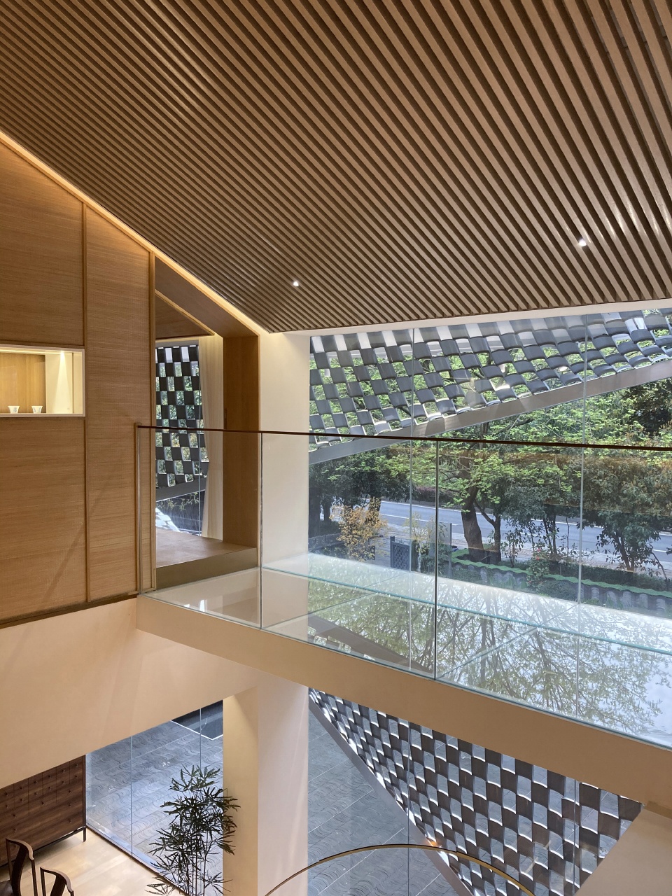 floating tiles hangzhou jinjihang boutique furniture store design china by usual studio