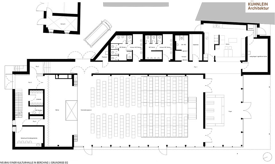 Kulturhalle Christoph Willibald Gluck by KÜHNLEIN Architektur