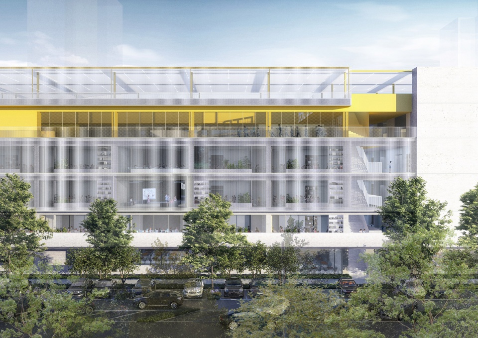 The Overlapped Campus Lianhua Primary School China by reMIX Studio