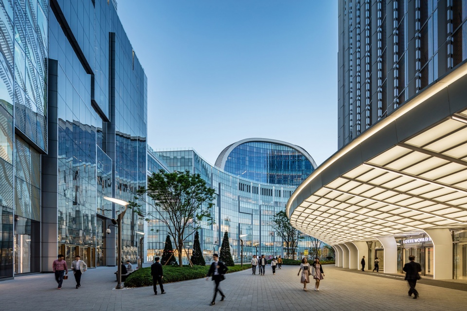 lotte commercial complex by kpf