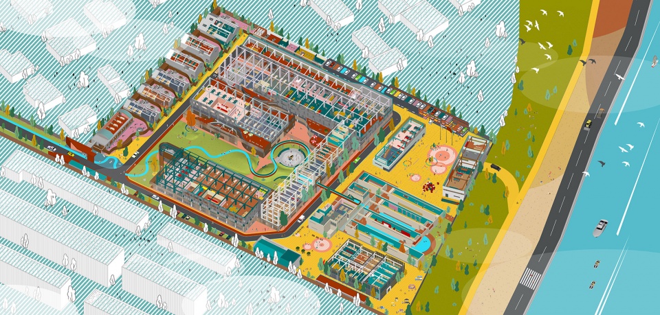 publi city tongzhou sinloon canal creative district china by officeproject