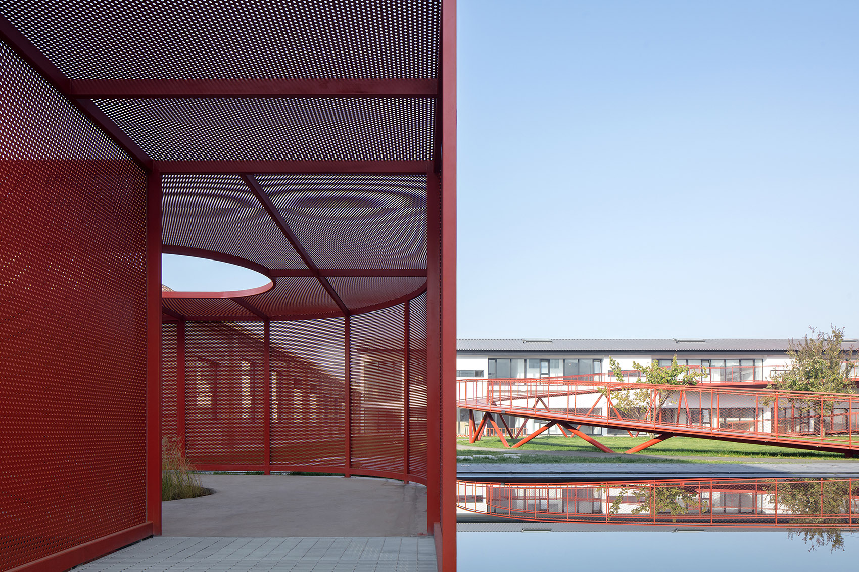 Youth Activity Center Renovated from Old Garment Plant, China by REDe