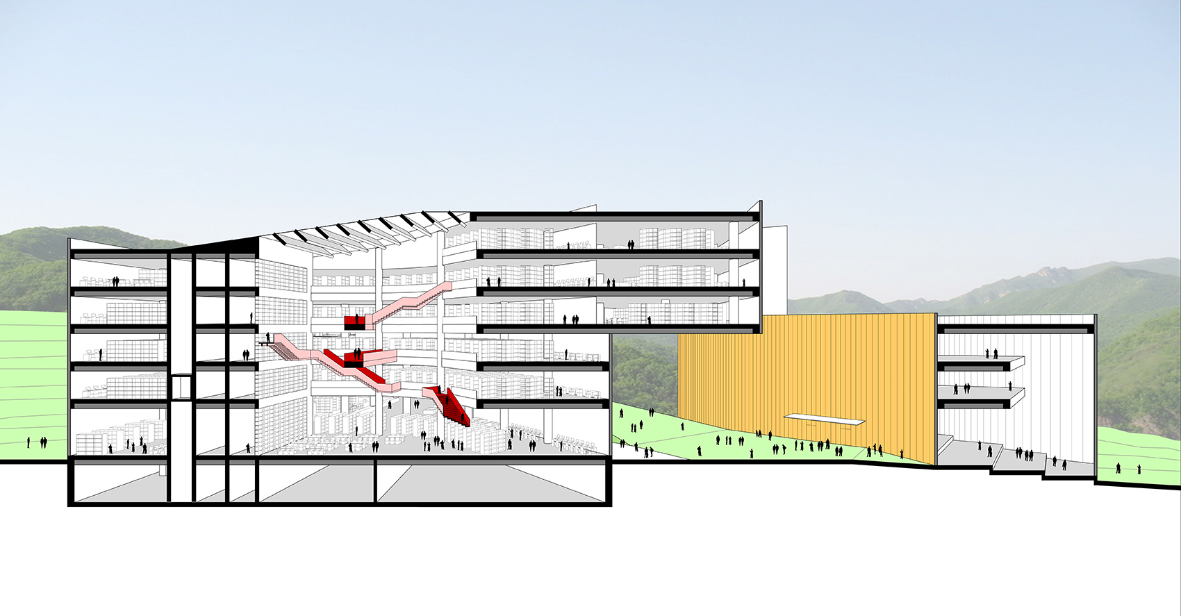 Chinese University of Hong Kong (SZ) Library by Wang Weijen