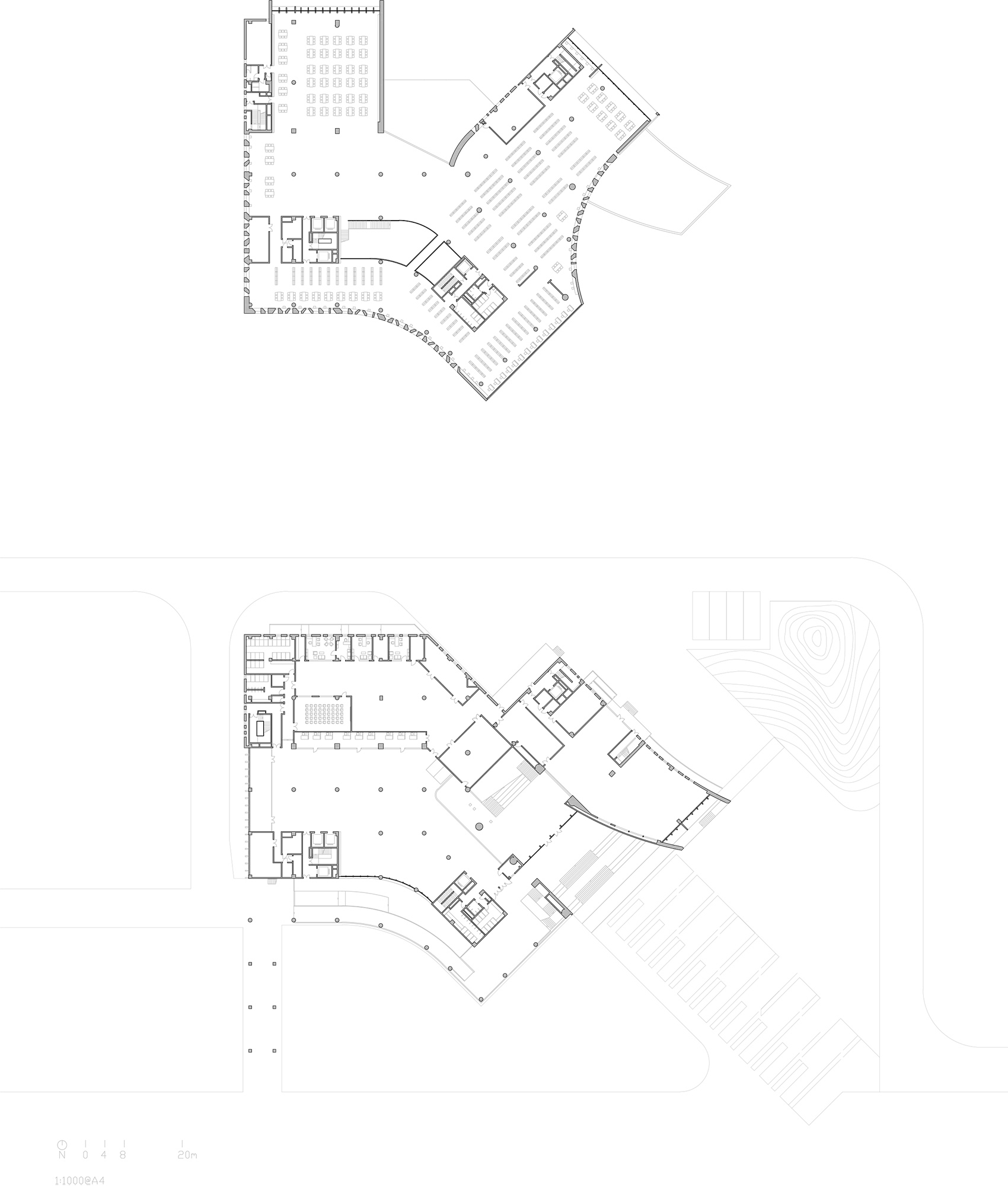 Chinese University of Hong Kong (SZ) Library by Wang Weijen