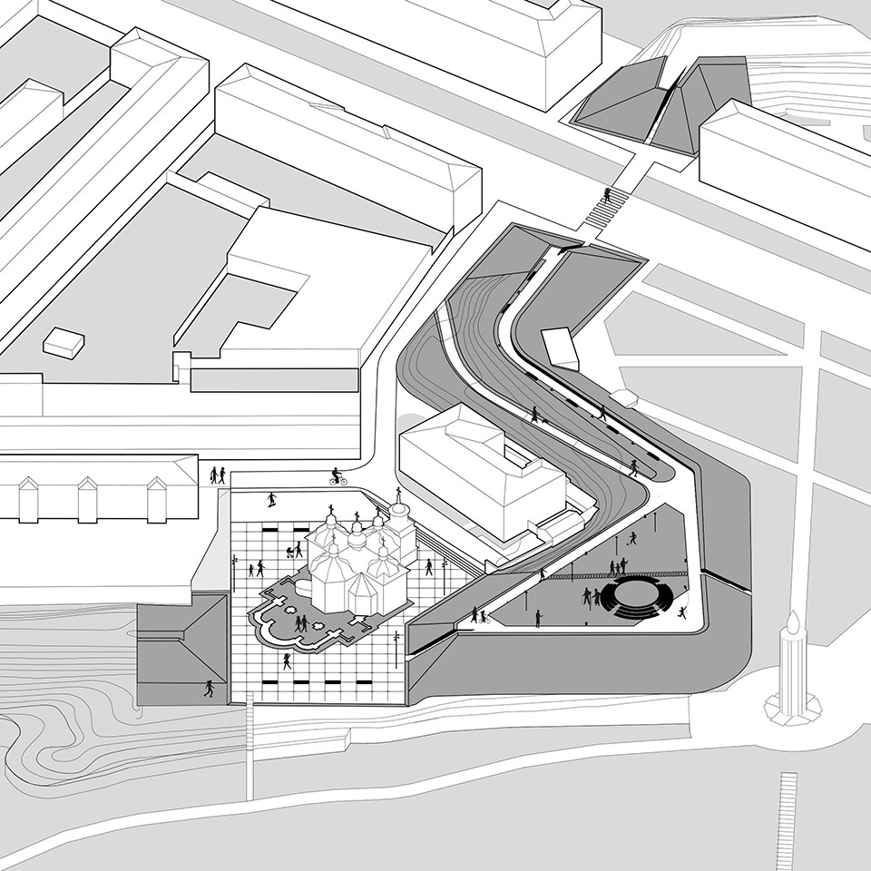 Renovation of the Spassky Bastion and Church Public Square by AER