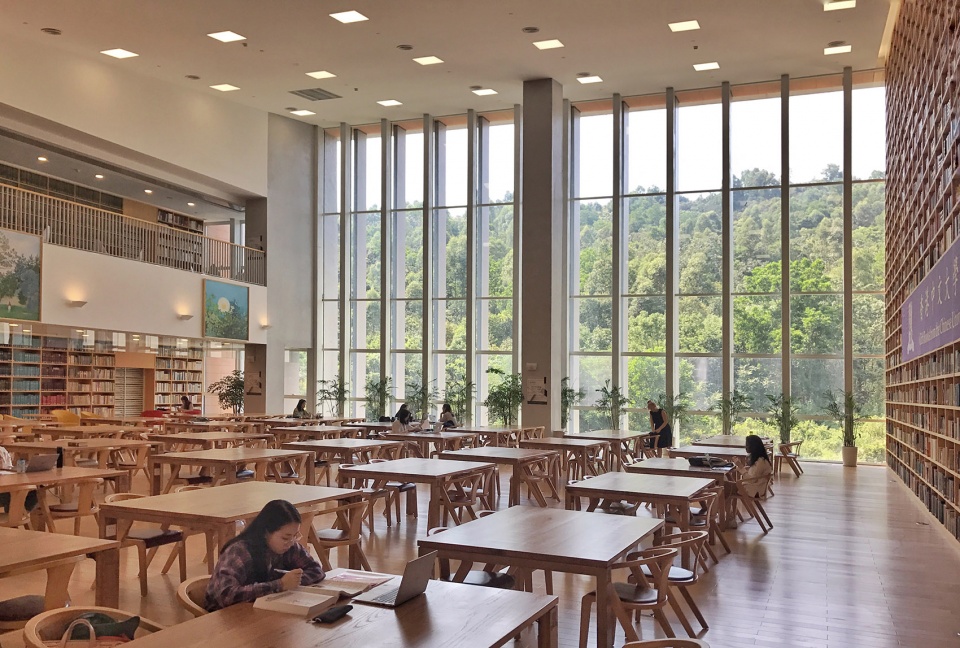 chinese university of hong kong sz library by wang weijen architecture