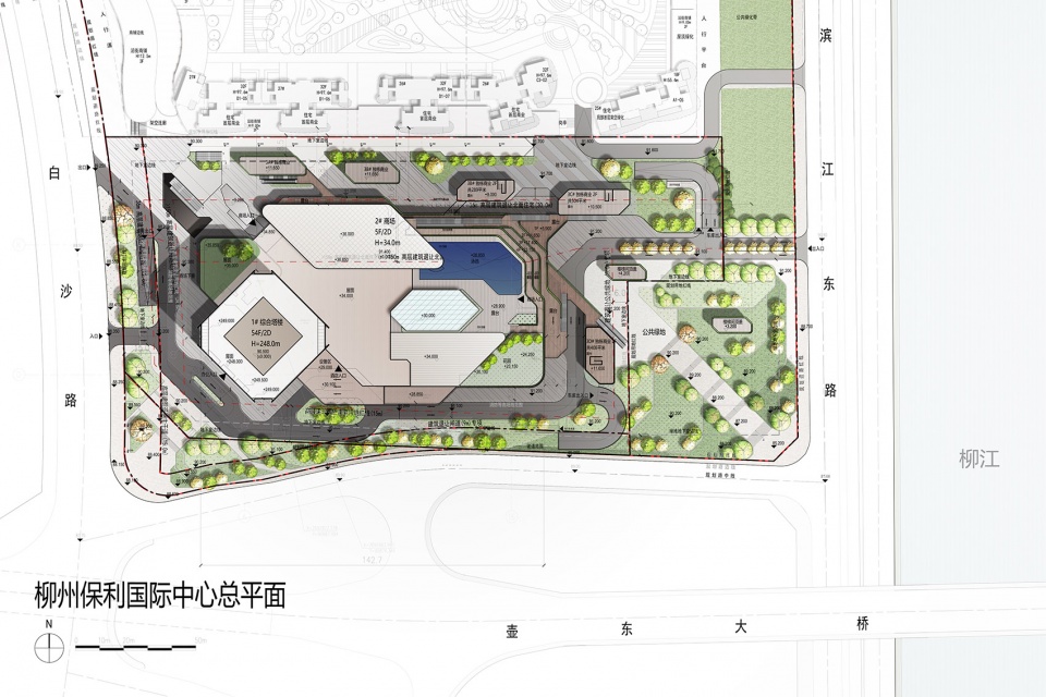liuzhou poly international centre china by dp architects