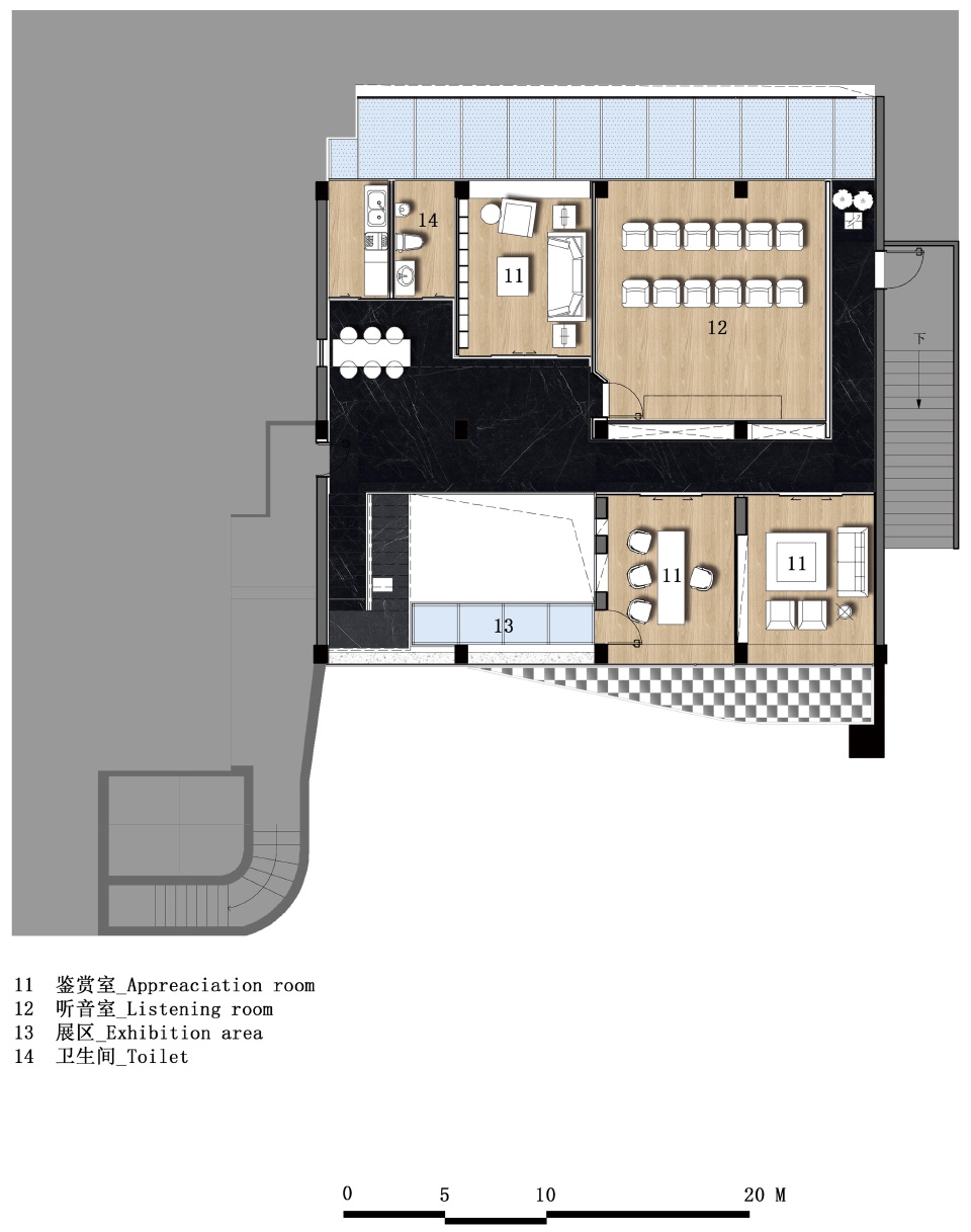 floating tiles hangzhou jinjihang boutique furniture store design china by usual studio