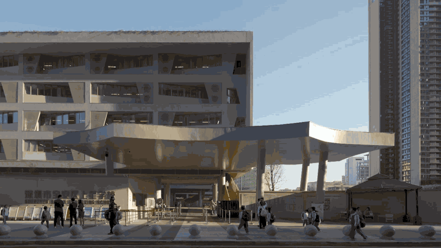 shenzhen baoan district shangxing school by 5th architects