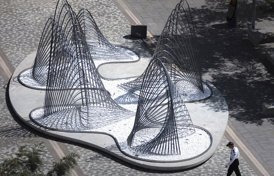 城寻山水 - 香港艺术馆三部曲公共艺术装置 / AaaM Architects