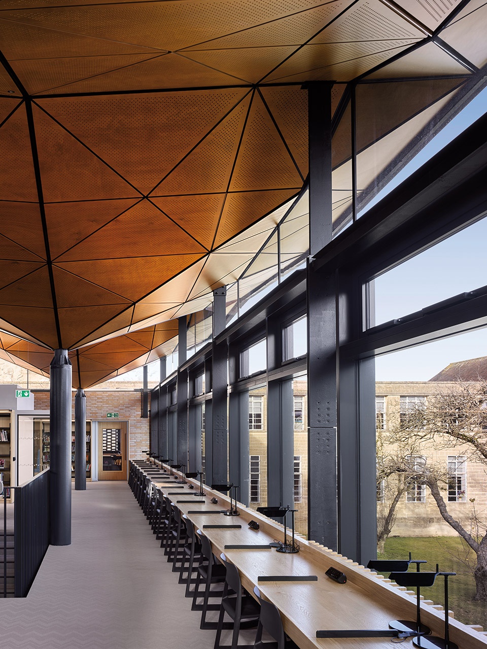 st marys calne library by woods bagot