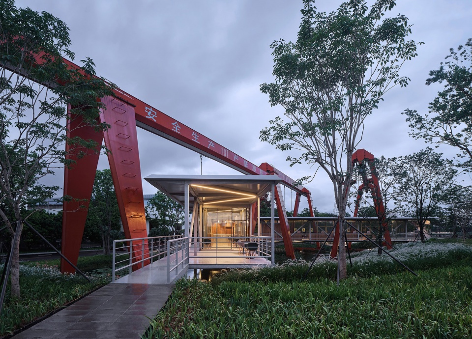 suspended pavilion china by tjadoriginal design studio
