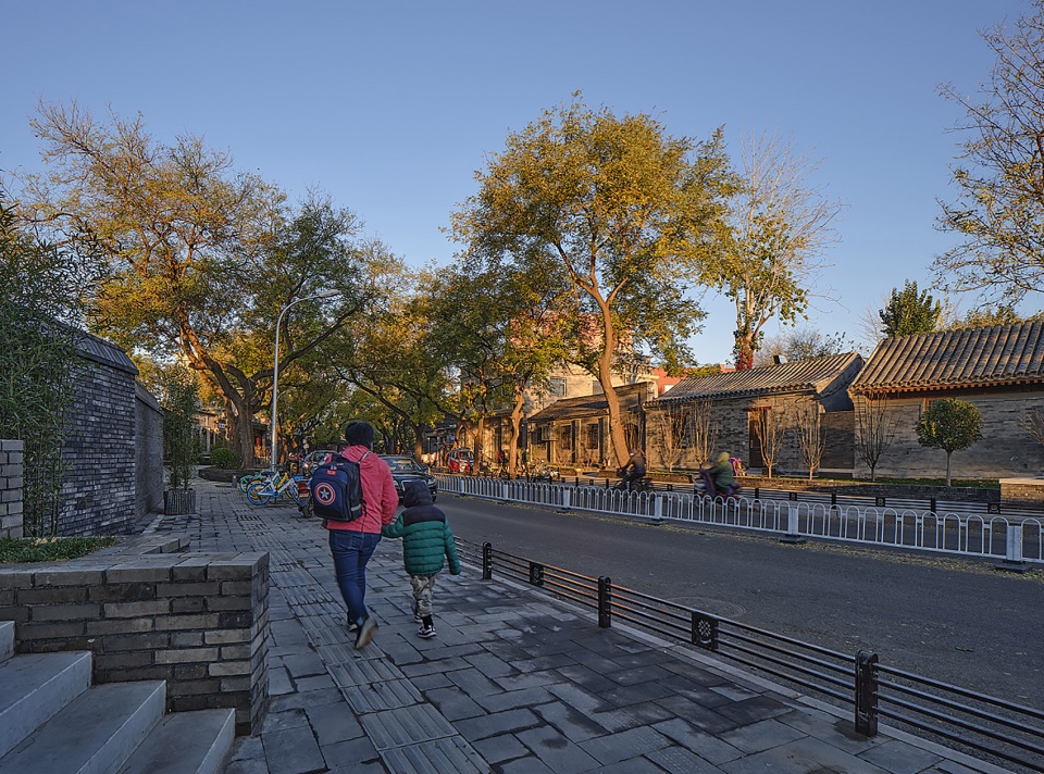 designing for a millennium old street the three year regeneration plan for gulou west street in beijing by beijing institute of architect...