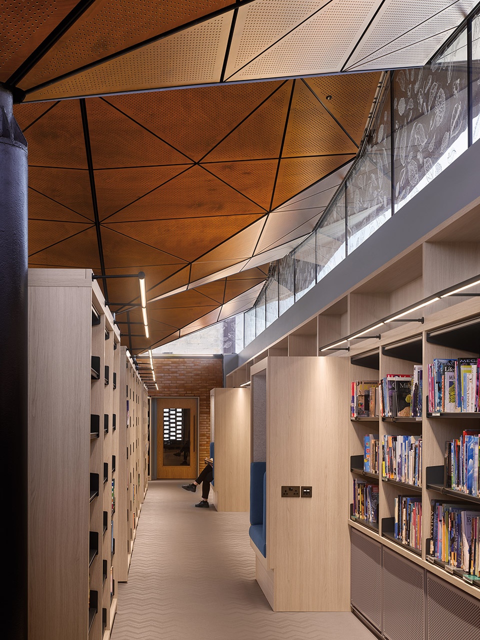 st marys calne library by woods bagot