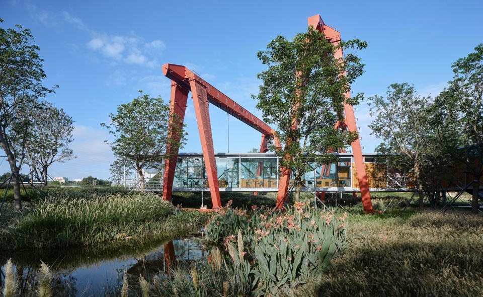suspended pavilion china by tjadoriginal design studio