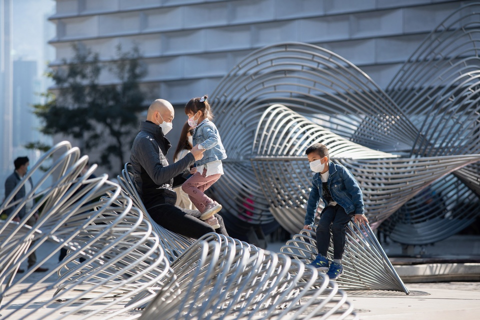 rediscovering landscape a public artwork trilogy for the reopening of hong kong museum of art by aaam architects
