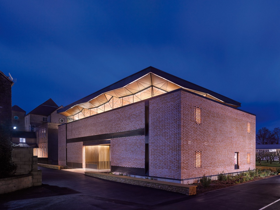 st marys calne library by woods bagot