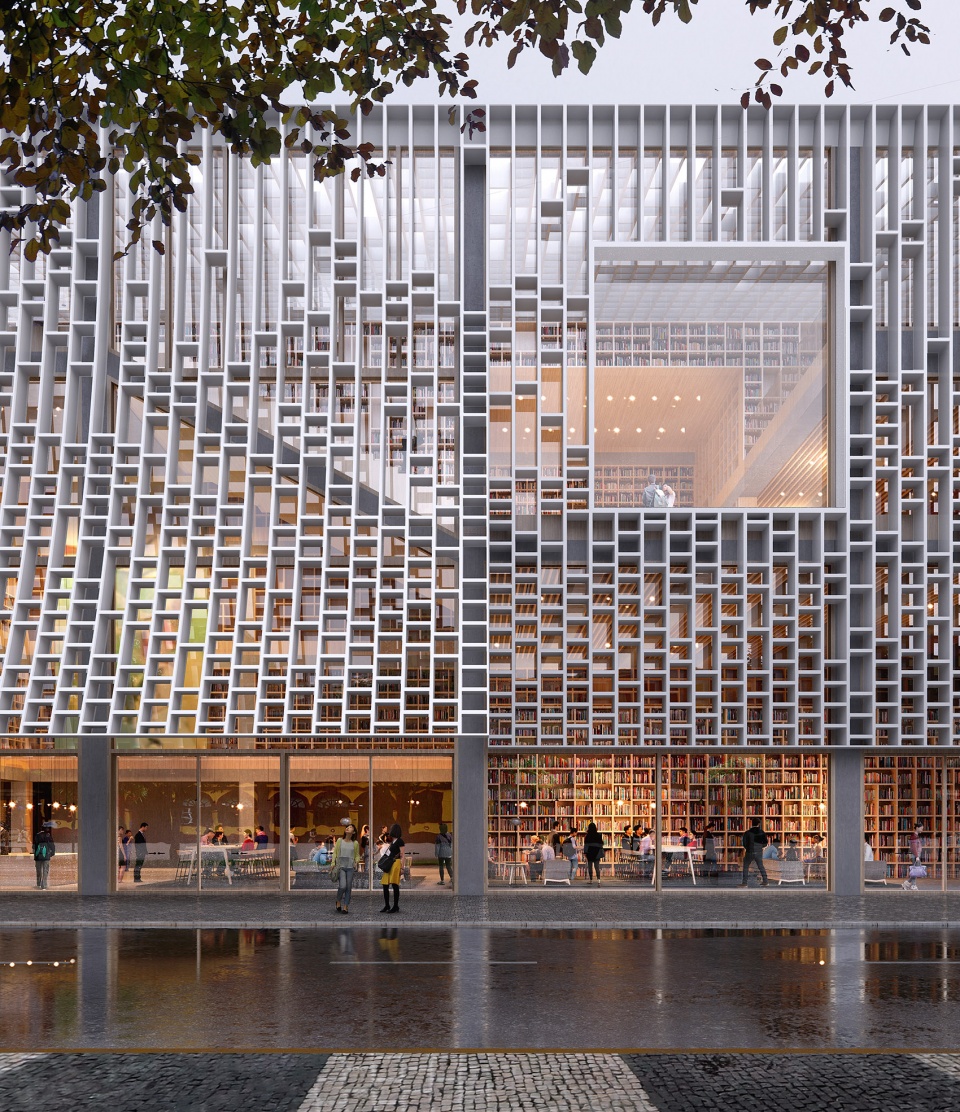 macau central library by mecanoo