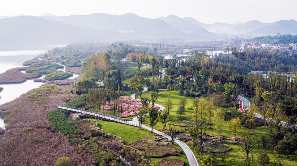 sichuan nanbu water city yuji island park china by blvd international