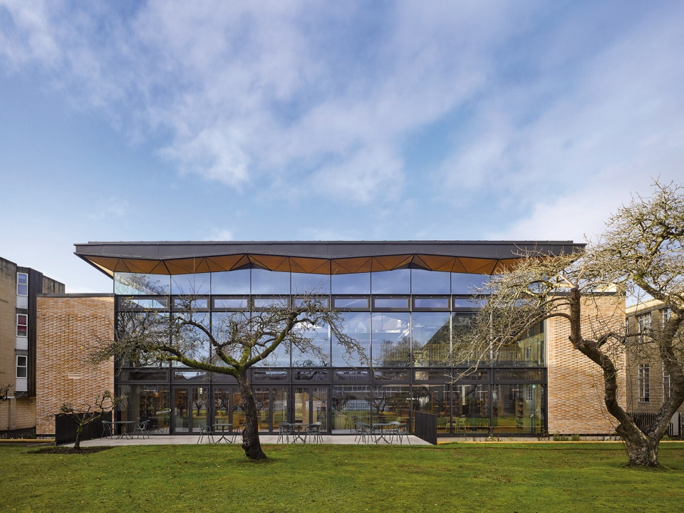 st marys calne library by woods bagot