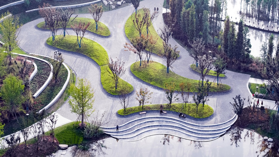sichuan nanbu water city yuji island park china by blvd international
