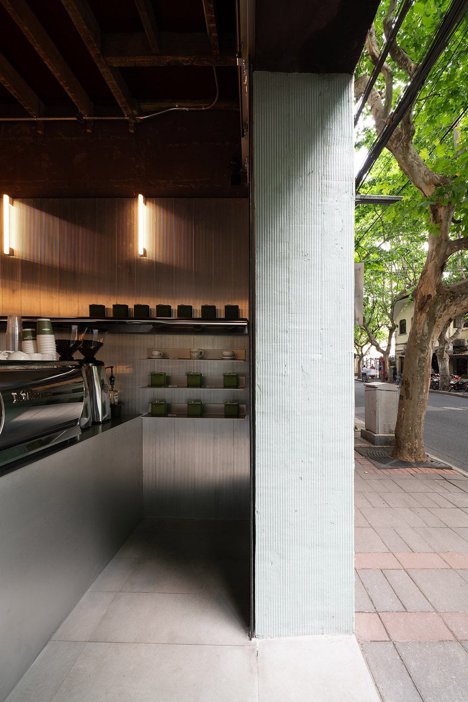slab town cafe shanghai fumin road china by case pavilion