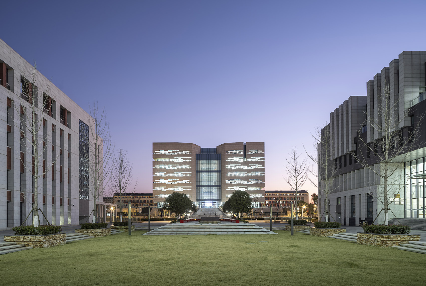 Library Of China University Of Geosciences Wuhan Future City Campus ...