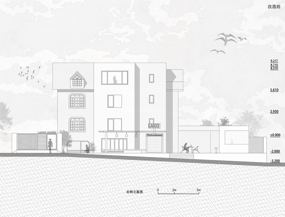 Largo Courtyard and Largo Building House Fiction 3