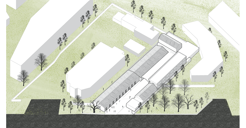 factory renovation of shanghai xiafei ribbon co ltd china by tongyi architects