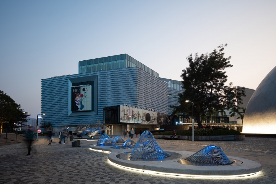 rediscovering landscape a public artwork trilogy for the reopening of hong kong museum of art by aaam architects