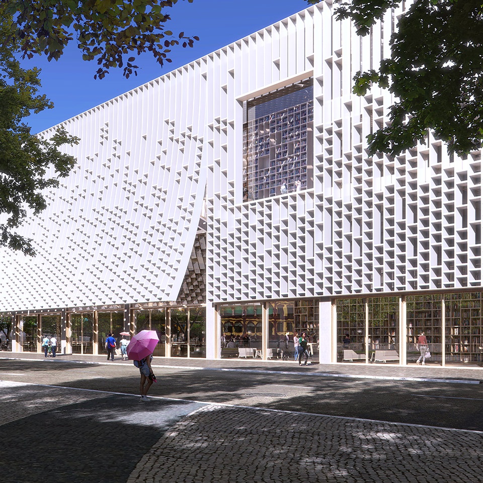 macau central library by mecanoo