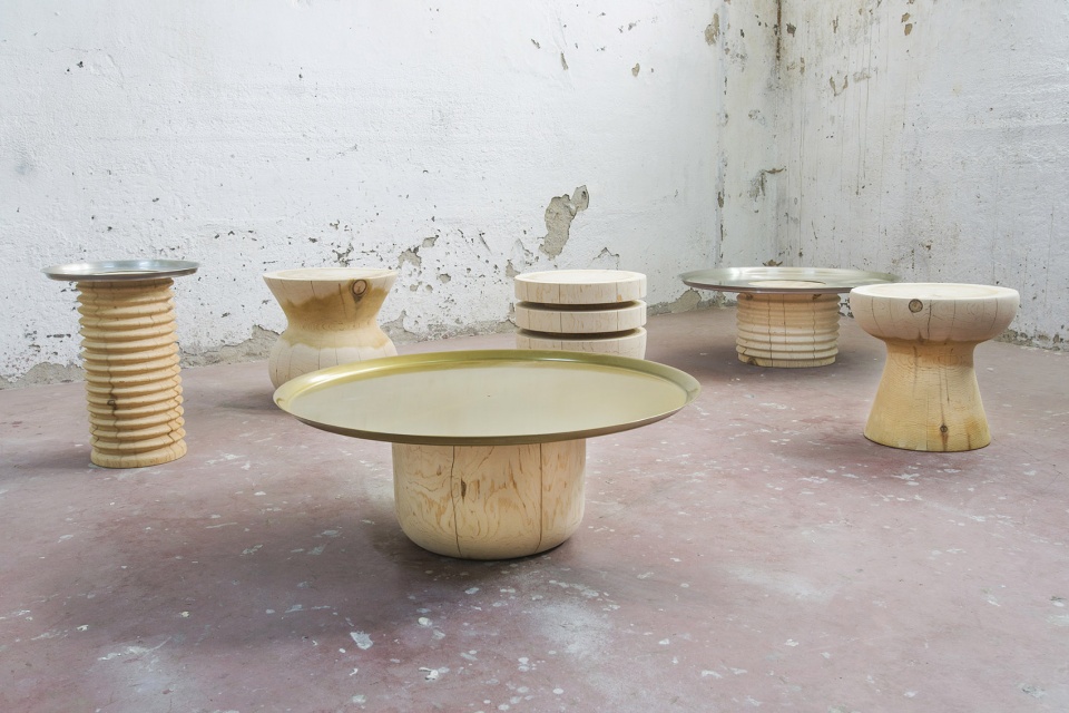 sofra and stool by ananas woodworking